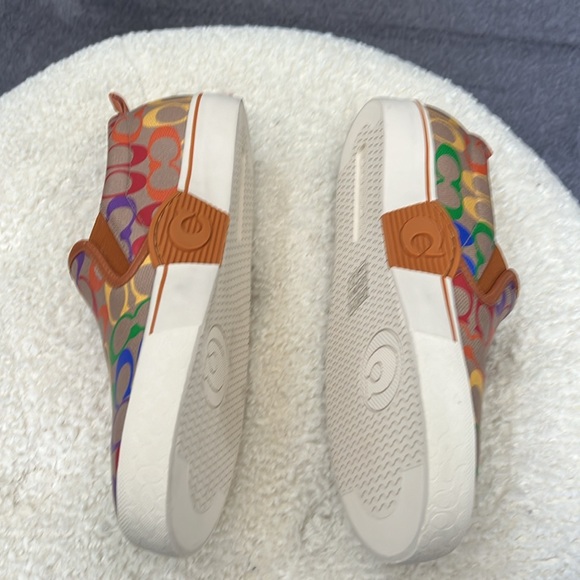Coach Men's 10.5D Pride Slip-On Skate Sneakers NWT. - Picture 6 of 9